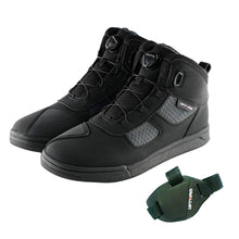 1Storm Men & Women Motorcycle Boots Micro Fiber Leather Street bike Casual Anti-Slip + Extra Gear Shift Boots Protector BT-HW-009