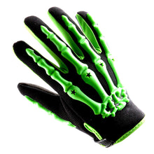 1Storm Youth Kids Motocross Helmet BMX MX Bike Helmet Teenager Racing Style Youth_HF801 + Goggles + Skeleton Glove Bundle
