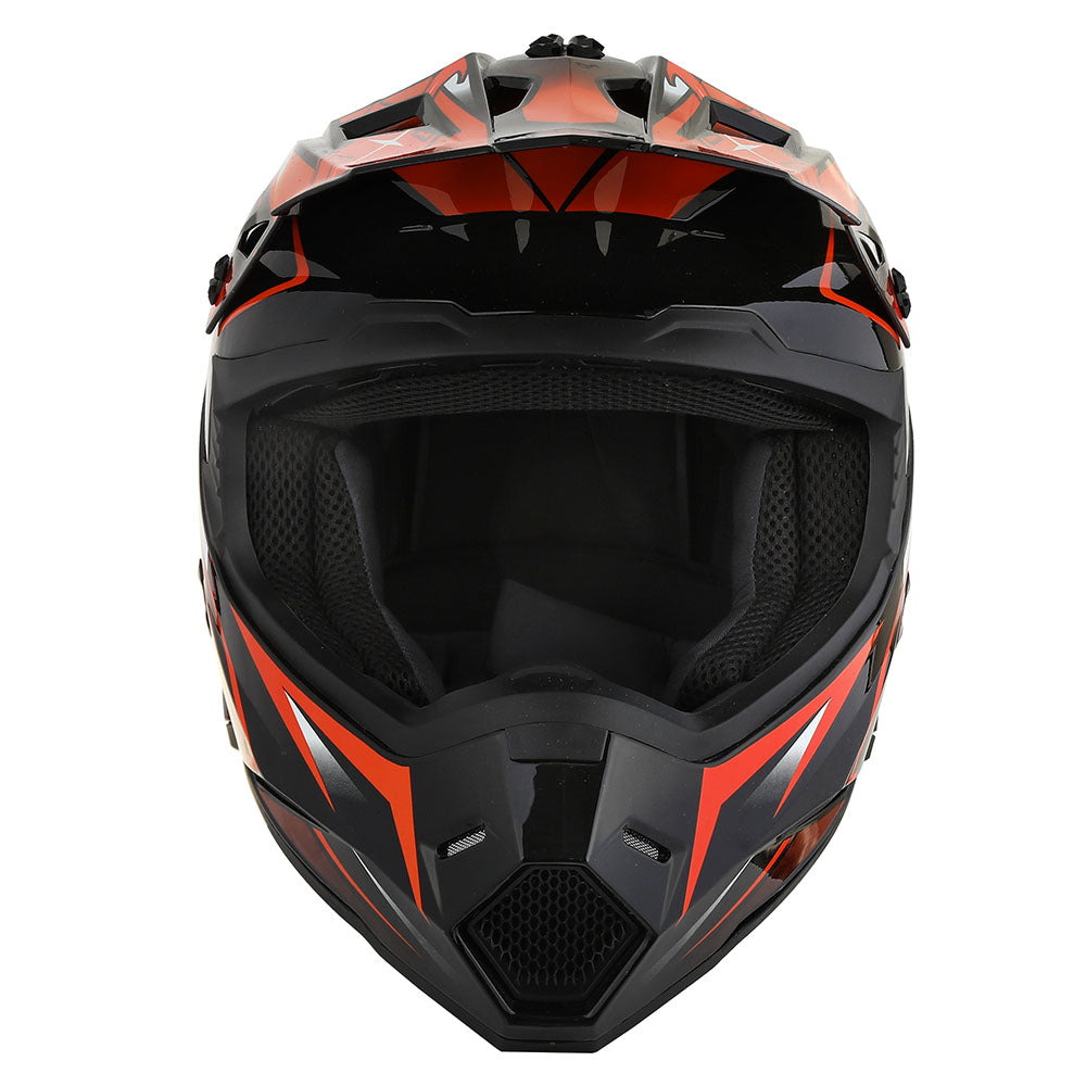 1Storm Youth Kids Motocross Helmet BMX MX Bike Helmet Youth_HF801 Teenager Racing Style