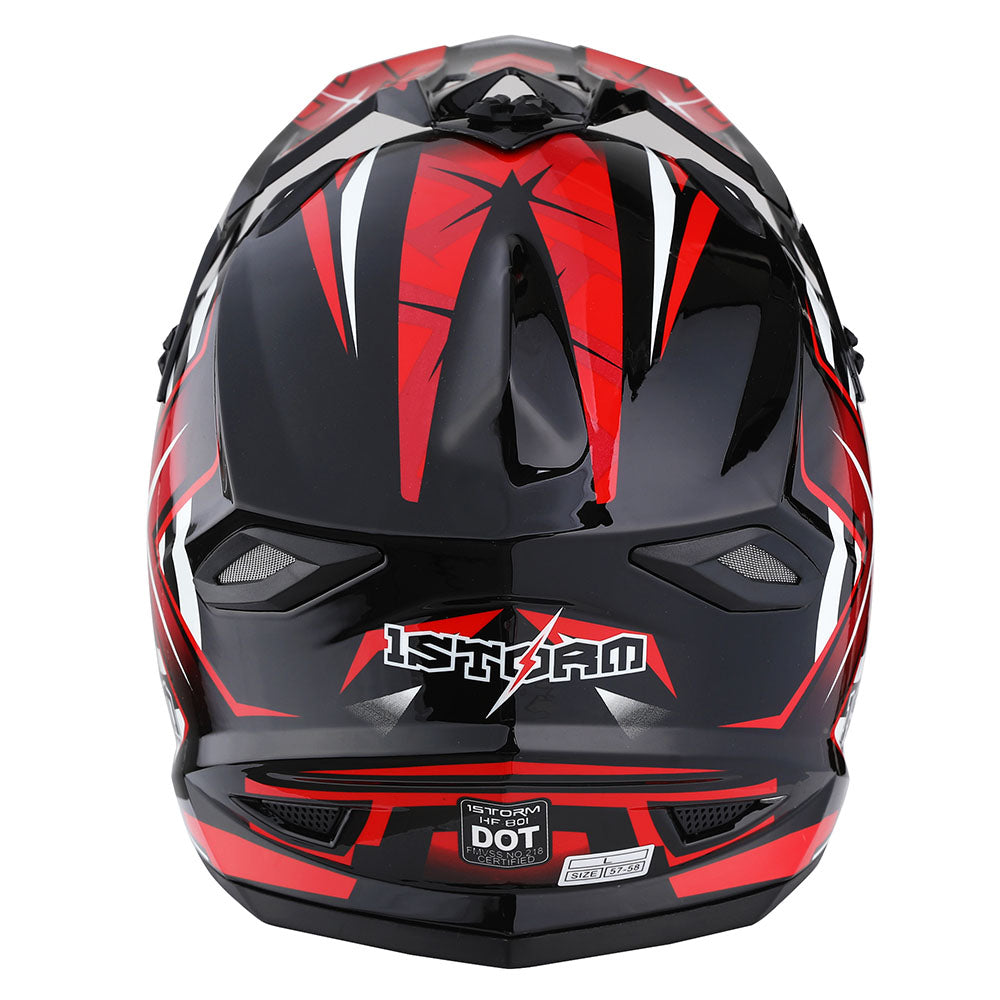 1Storm Youth Kids Motocross Helmet BMX MX Bike Helmet Youth_HF801 Teenager Racing Style