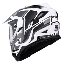 1Storm Youth Kids Dual Sport Dual Visor Motorcycle Motocross Off Road Full Face Helmet Youth_HF802
