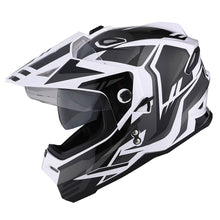 1Storm Youth Kids Dual Sport Dual Visor Motorcycle Motocross Off Road Full Face Helmet Youth_HF802