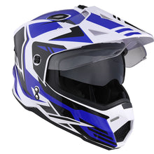 1Storm Youth Kids Dual Sport Dual Visor Motorcycle Motocross Off Road Full Face Helmet Youth_HF802