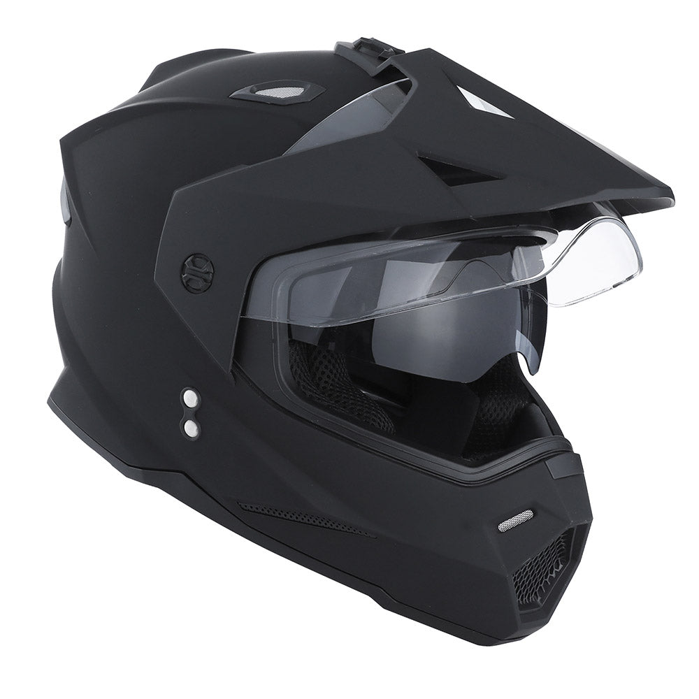 1Storm Youth Kids Dual Sport Dual Visor Motorcycle Motocross Off Road Full Face Helmet Youth_HF802