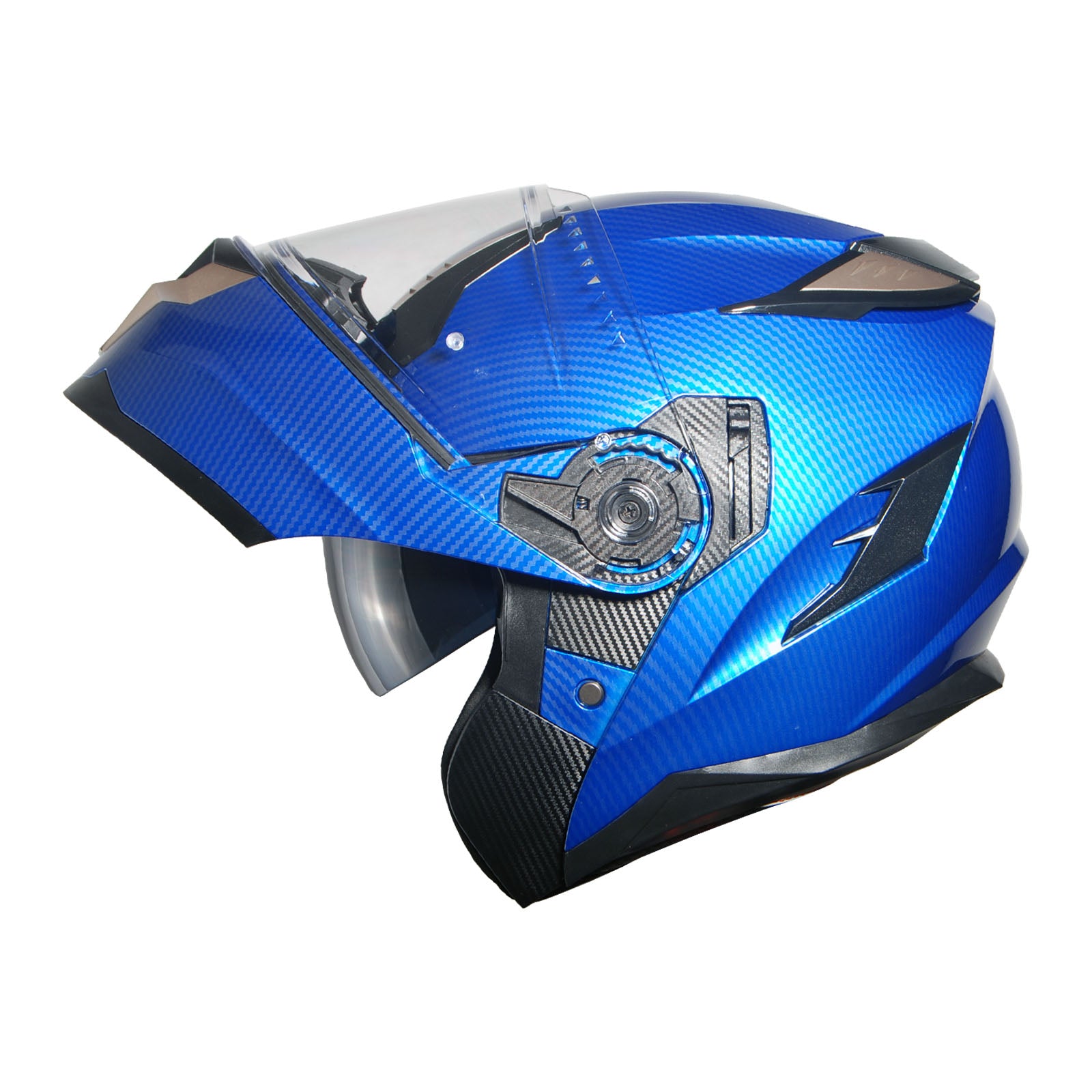 1Storm Motorcycle Modular Full Face Helmet Flip up Dual Visor Anti Fog Pinlock:  JHA119