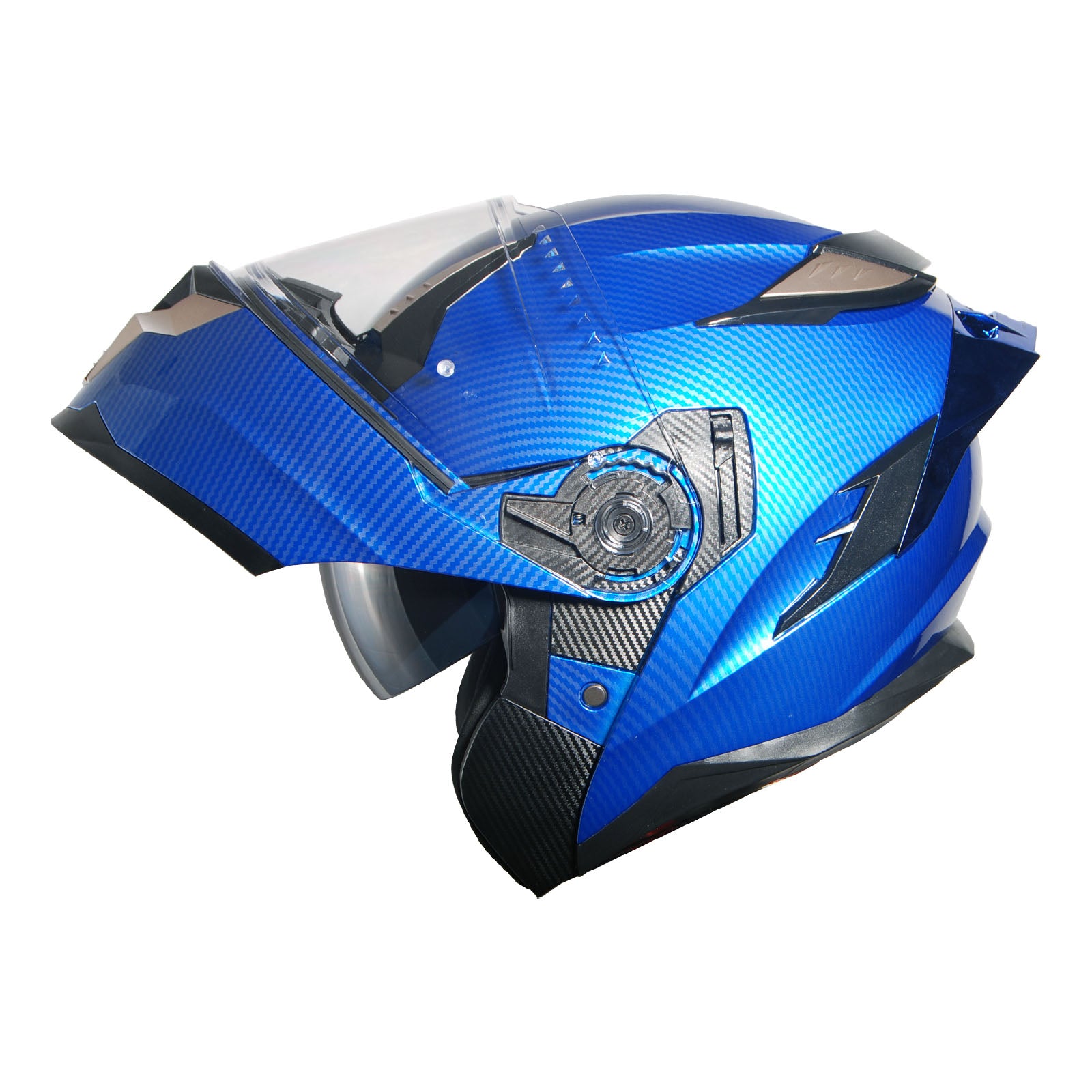 1Storm Motorcycle Modular Full Face Helmet Flip up Dual Visor Anti Fog Pinlock:  JHA119