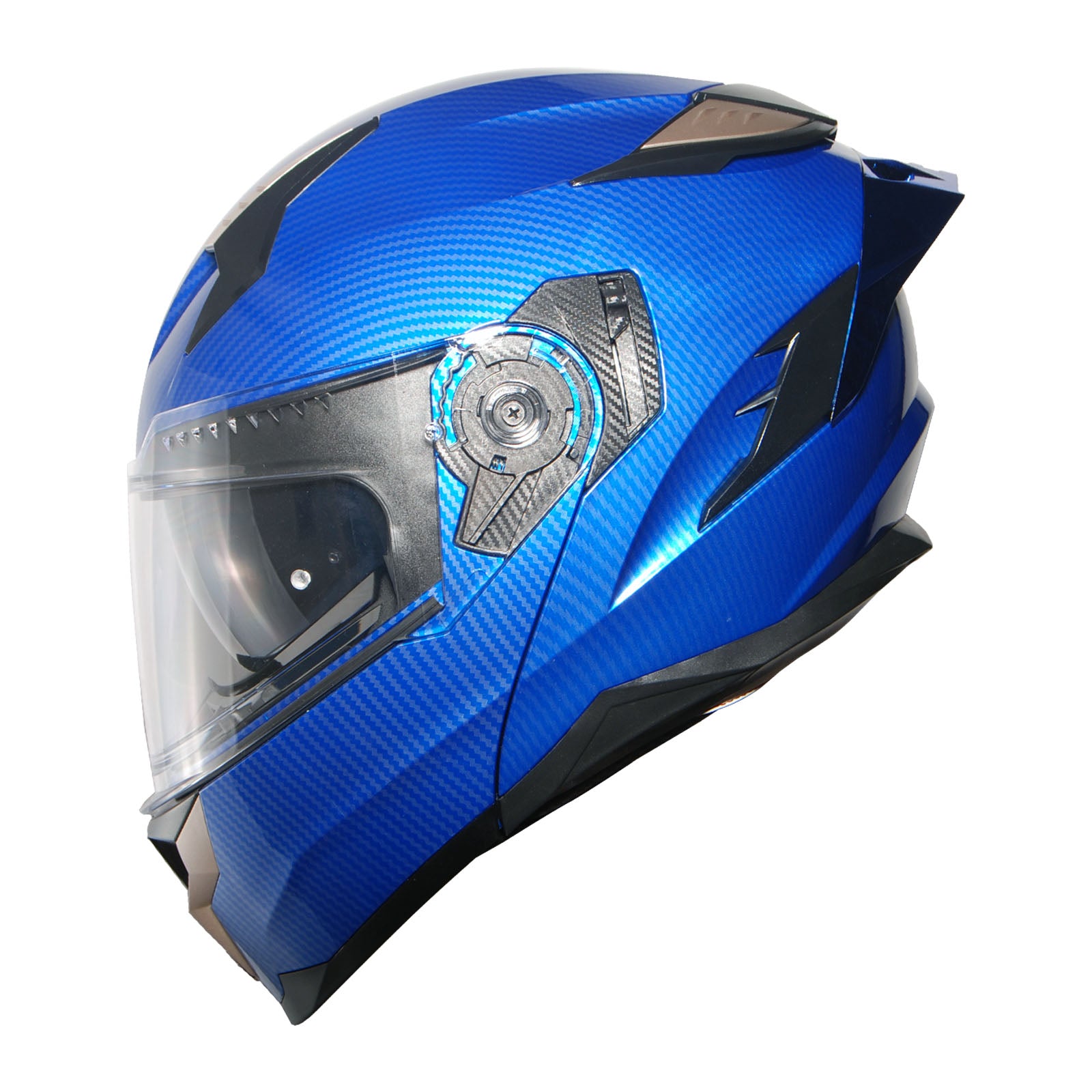1Storm Motorcycle Modular Full Face Helmet Flip up Dual Visor Anti Fog Pinlock:  JHA119