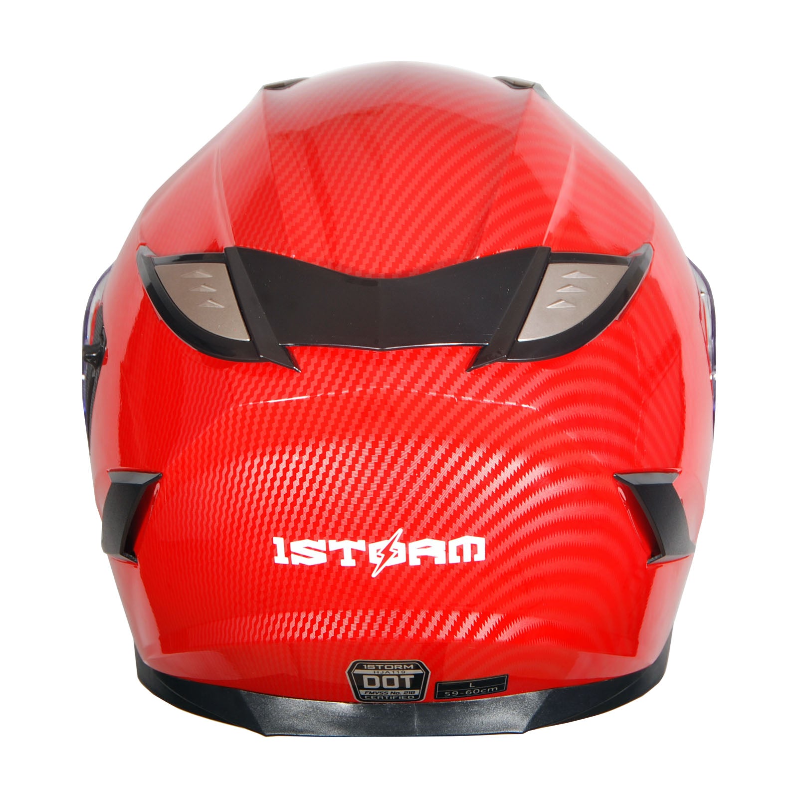 1Storm Motorcycle Modular Full Face Helmet Flip up Dual Visor Anti Fog Pinlock:  JHA119