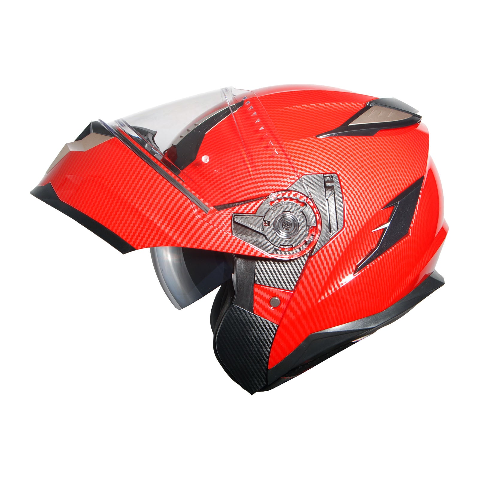 1Storm Motorcycle Modular Full Face Helmet Flip up Dual Visor Anti Fog Pinlock:  JHA119