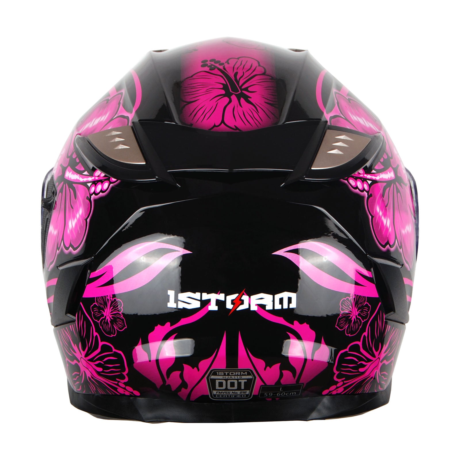 1Storm Motorcycle Modular Full Face Helmet Flip up Dual Visor Anti Fog Pinlock:  JHA119