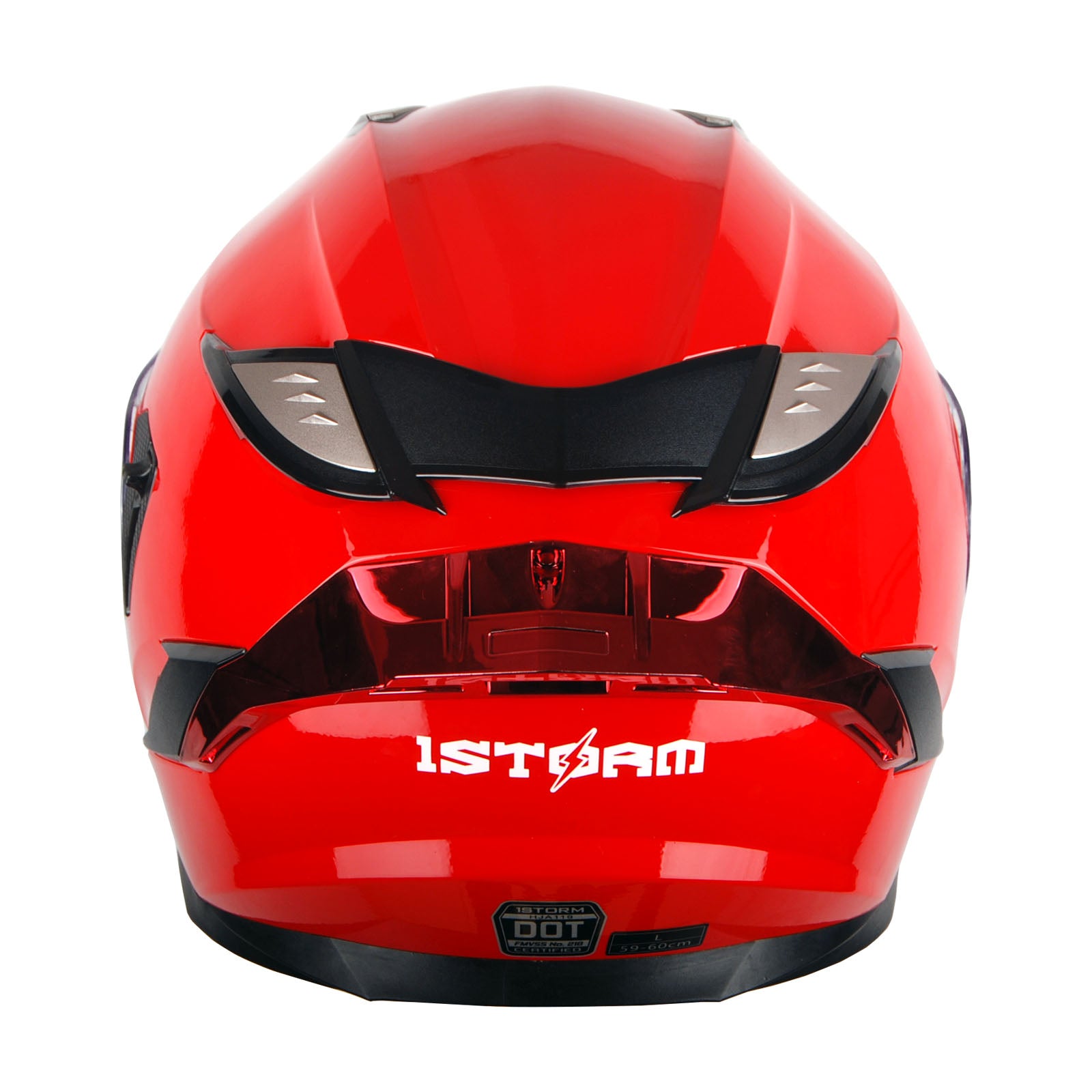 1Storm Motorcycle Modular Full Face Helmet Flip up Dual Visor Anti Fog Pinlock:  JHA119