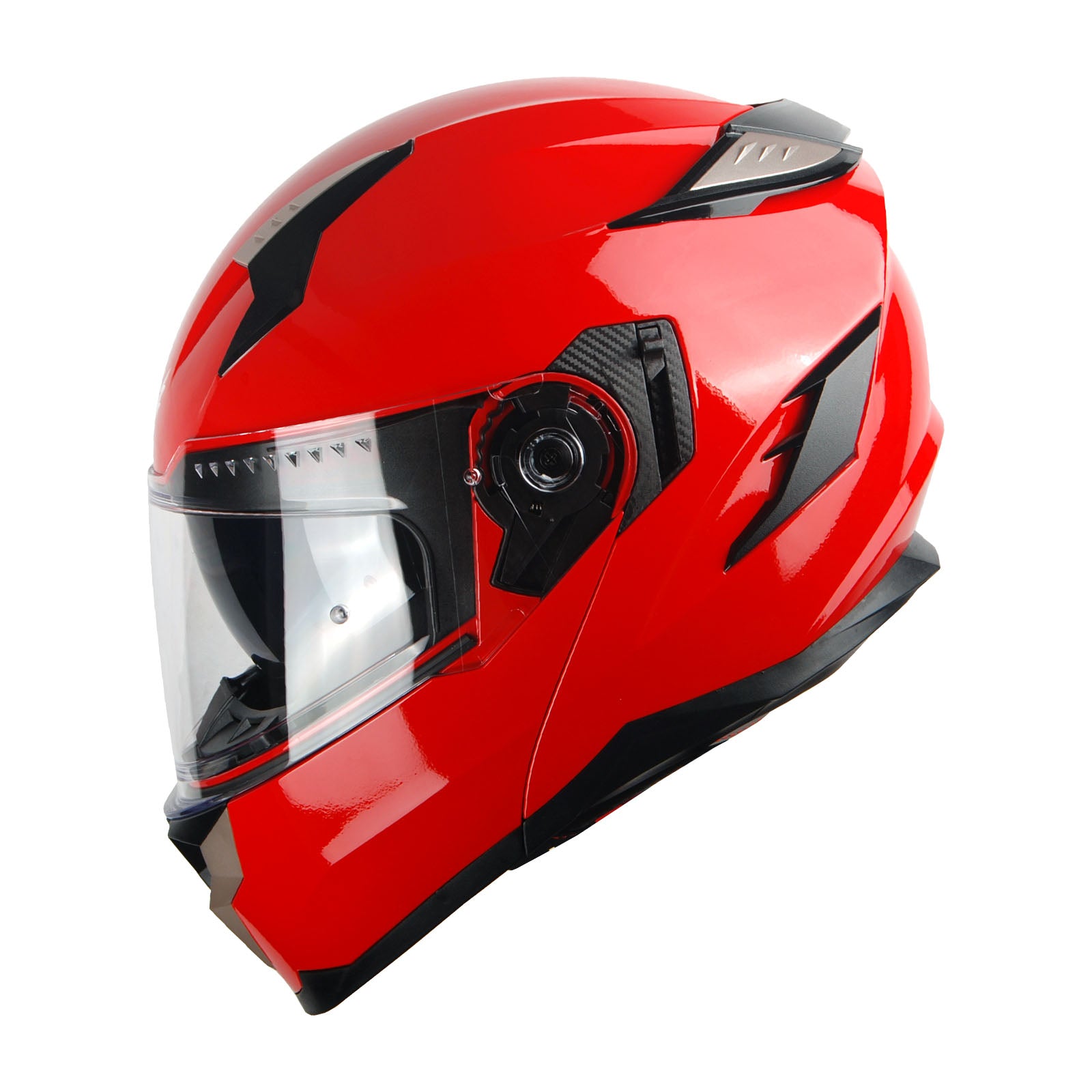 1Storm Motorcycle Modular Full Face Helmet Flip up Dual Visor Anti Fog Pinlock:  JHA119