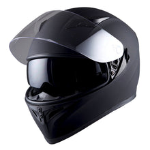 1Storm Motorcycle Dual Visor Full Face Helmet Panther: HJK316clear