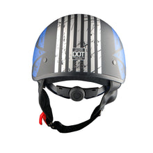 1Storm Motorcycle Half Face Helmet Mopeds Scooter Pilot with retratable Inner Smoked Visor: HKY205V