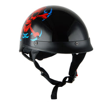 1Storm Motorcycle Half Face Helmet Mopeds Scooter Pilot with retratable Inner Smoked Visor: HKY205V
