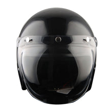 1Storm Motorcycle Open Face Helmet Mopeds Scooter Pilot Half Face Helmet with Detachable Clear Shield: HKY207Clear