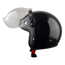 1Storm Motorcycle Open Face Helmet Mopeds Scooter Pilot Half Face Helmet with Detachable Clear Shield: HKY207Clear