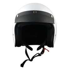 1Storm Motorcycle Open Face Helmet Mopeds Scooter Pilot Half Face Helmet with Peak Visor, HKY207 + Tinted Goggle Bundle