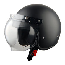 1Storm Motorcycle Open Face Helmet Mopeds Scooter Pilot Half Face Helmet with Detachable Clear Shield: HKY207Clear
