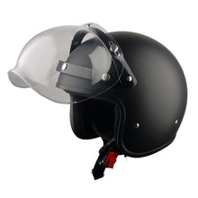 1Storm Motorcycle Open Face Helmet Mopeds Scooter Pilot Half Face Helmet with Detachable Clear Shield: HKY207Clear