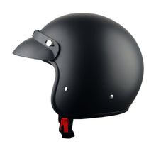 1Storm Motorcycle Open Face Helmet Mopeds Scooter Pilot Half Face Helmet with Peak Visor, HKY207 + Tinted Goggle Bundle