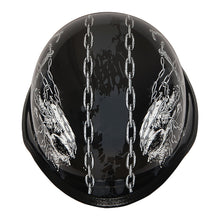 1Storm Novelty Motorcycle Helmet Half Face German Style DOT Approved: HKY602