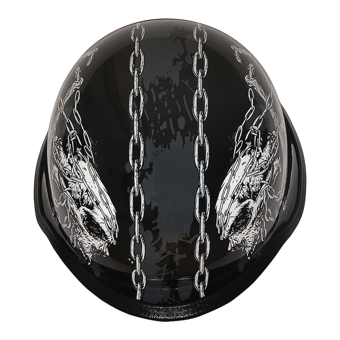 1Storm Novelty Motorcycle Helmet Half Face German Style DOT Approved: HKY602