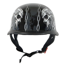 1Storm Novelty Motorcycle Helmet Half Face German Style DOT Approved: HKY602