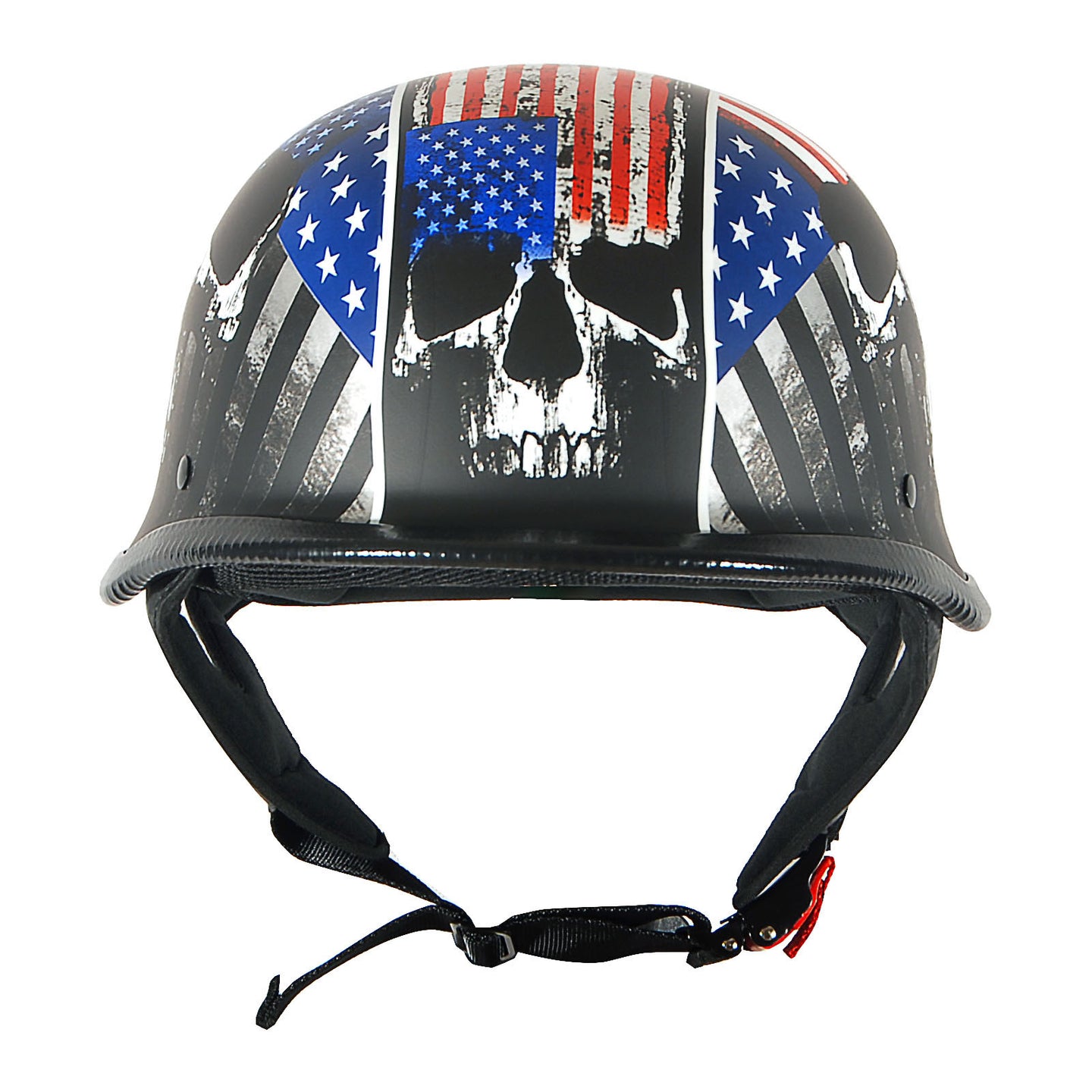 1Storm Novelty Motorcycle Helmet Half Face German Style DOT Approved: HKY602
