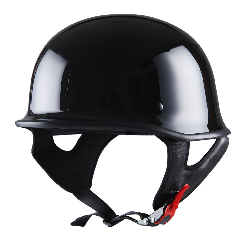 1Storm Novelty Motorcycle Helmet Half Face German Style DOT Approved: HKY602