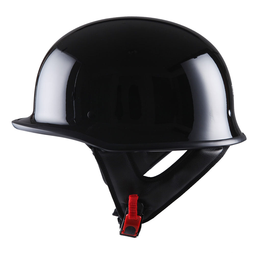 1Storm Novelty Motorcycle Helmet Half Face German Style DOT Approved: HKY602