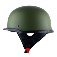 1Storm Novelty Motorcycle Helmet Half Face German Style DOT Approved: HKY602