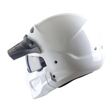 1Storm Motorcycle Full Face Helmet Open Face Helmet with Smoked Shield (Detachable Visor & Face Mask): HKY881S-E