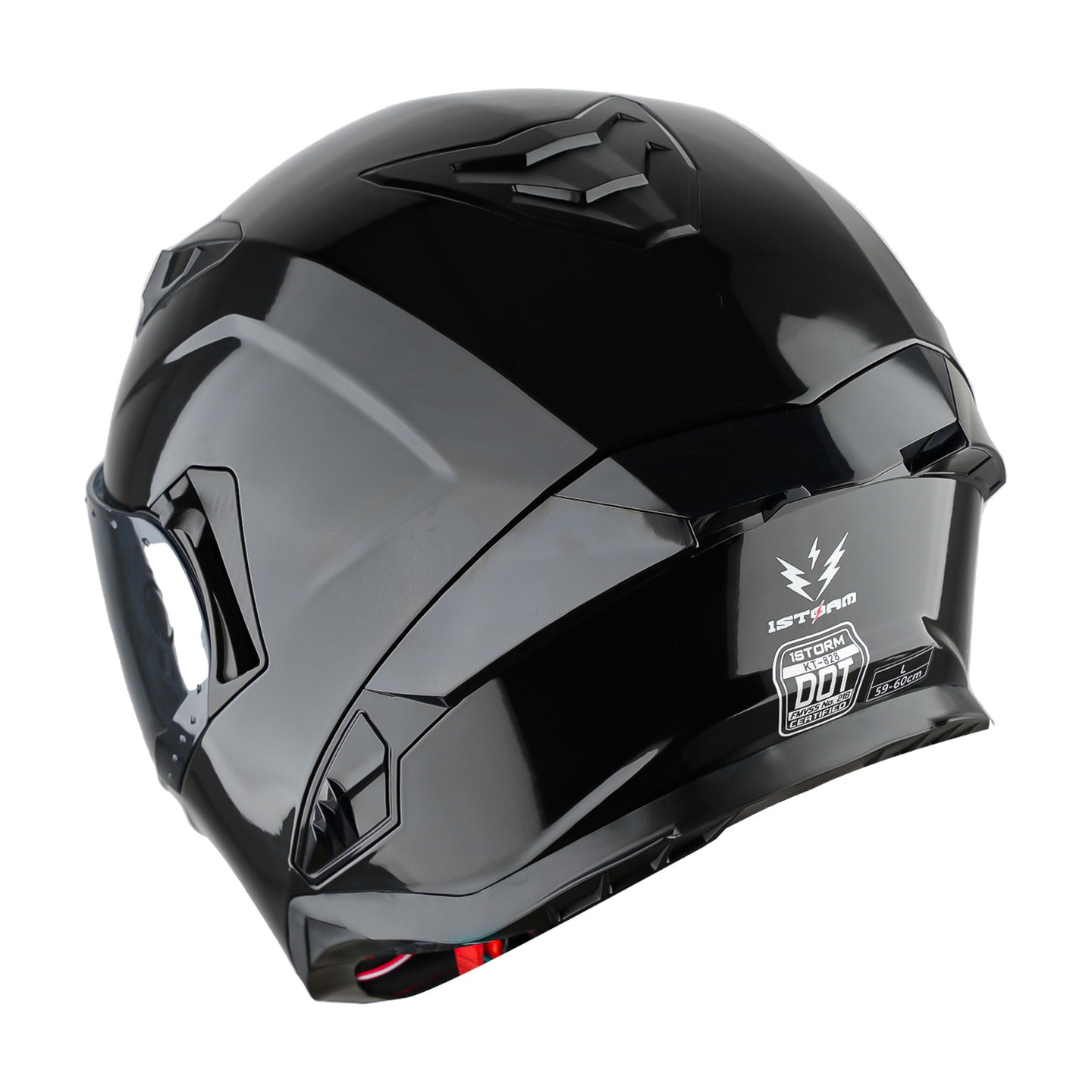1Storm Motorcycle Full Face Helmet for Adults Men and Women Street Bike Racing Helmet DOT Approved with one Extra Clear Shield: KT828