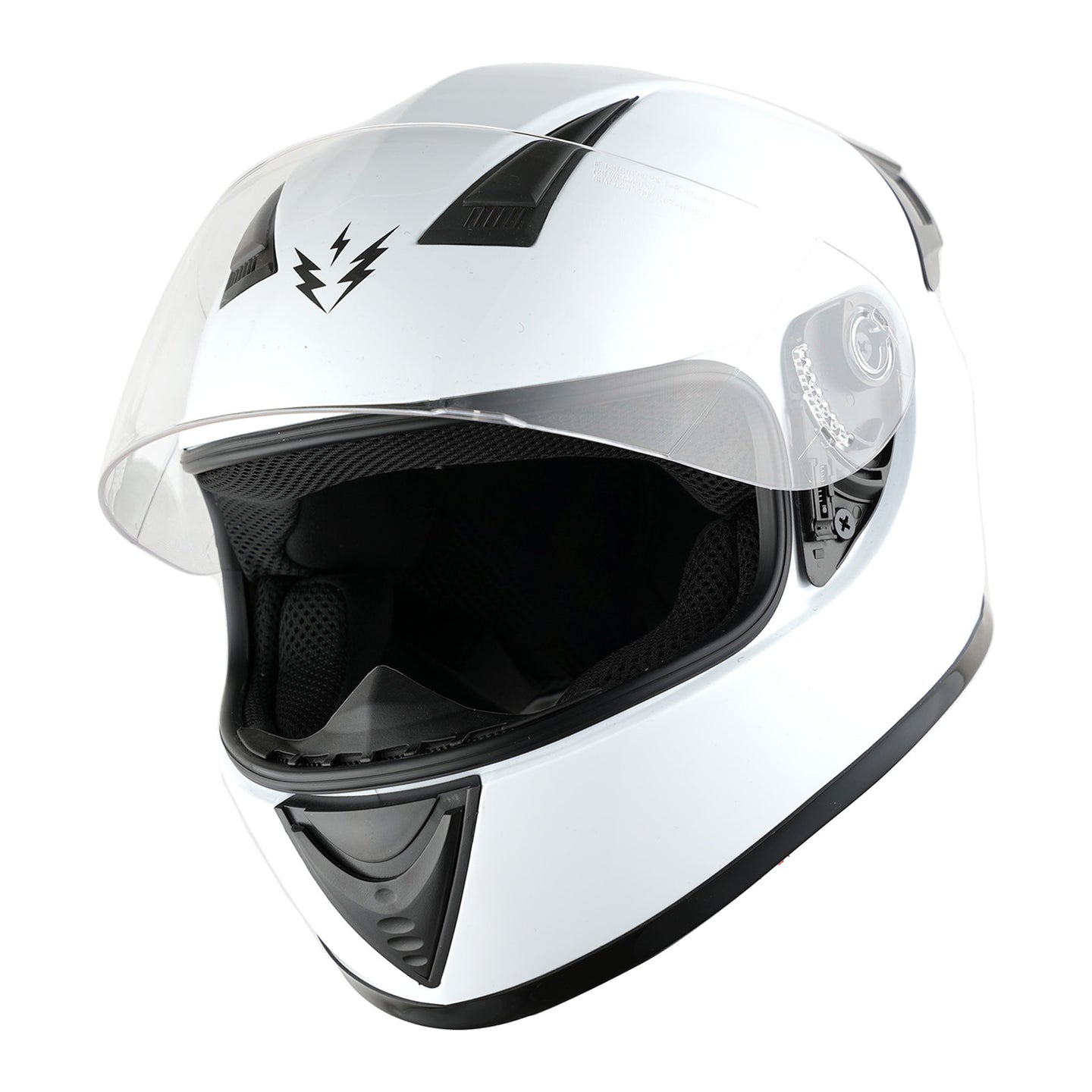 1Storm Motorcycle Youth Kids Street Dirt Bike ATV BMX MX Go Cart Karting Full Face Helmet with LED Tail Light: LED-B15