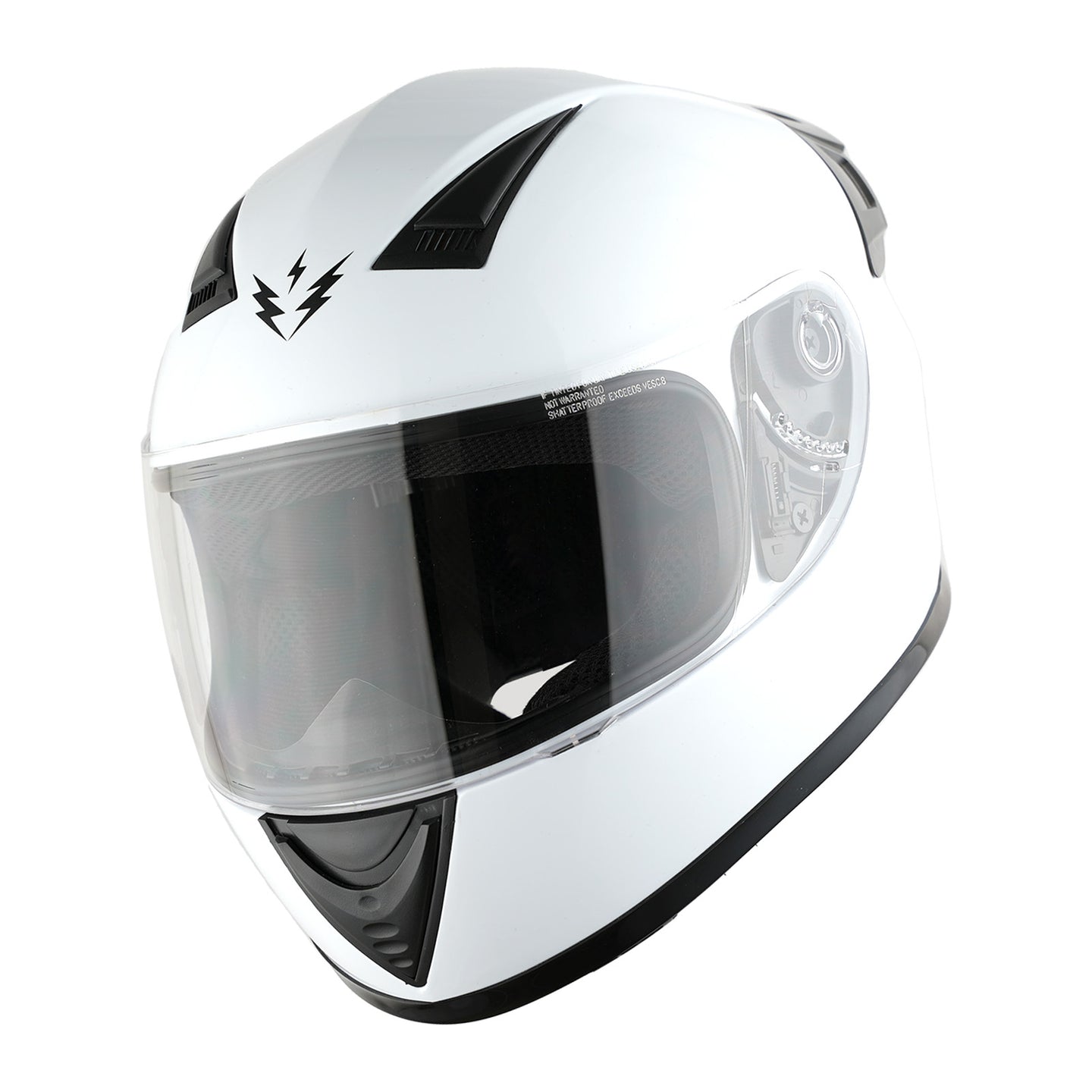 1Storm Motorcycle Youth Kids Street Dirt Bike ATV BMX MX Go Cart Karting Full Face Helmet with LED Tail Light: LED-B15