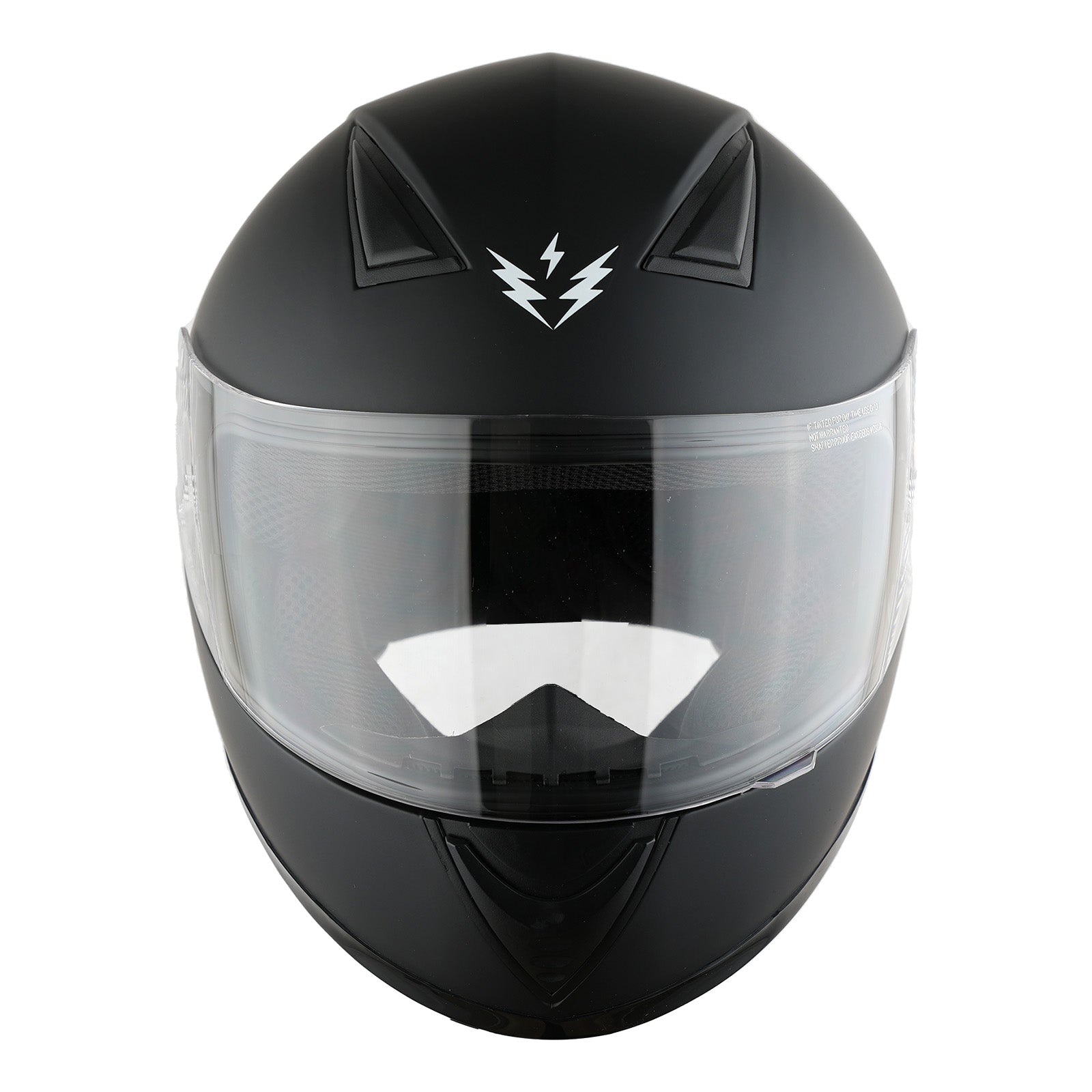 1Storm Motorcycle Youth Kids Street Dirt Bike ATV BMX MX Go Cart Karting Full Face Helmet with LED Tail Light: LED-B15