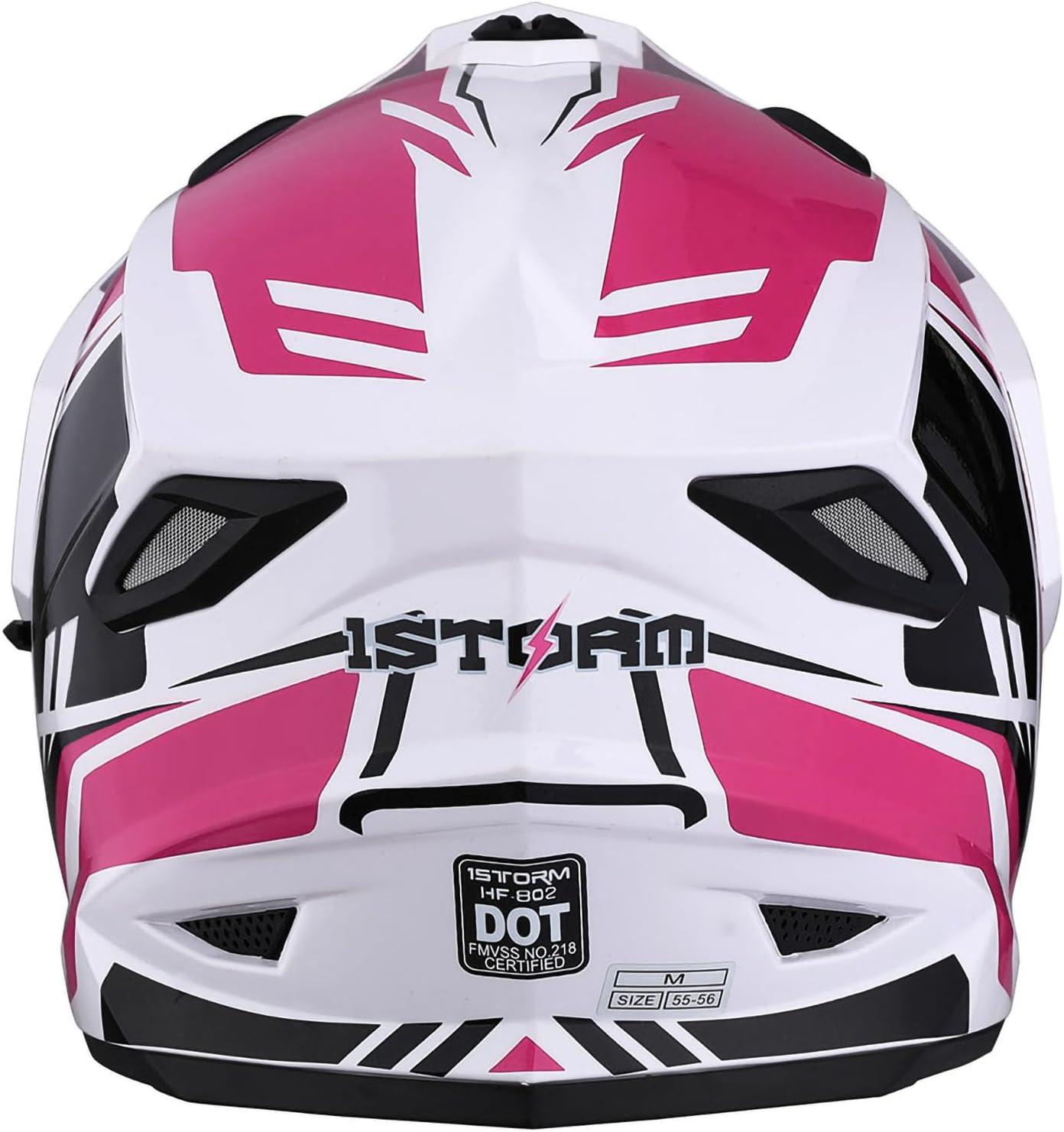 1Storm Youth Kids Dual Sport Dual Visor Motorcycle Motocross Off Road Full Face Helmet: Youth_HF802 + Motorcycle Bluetooth Headset