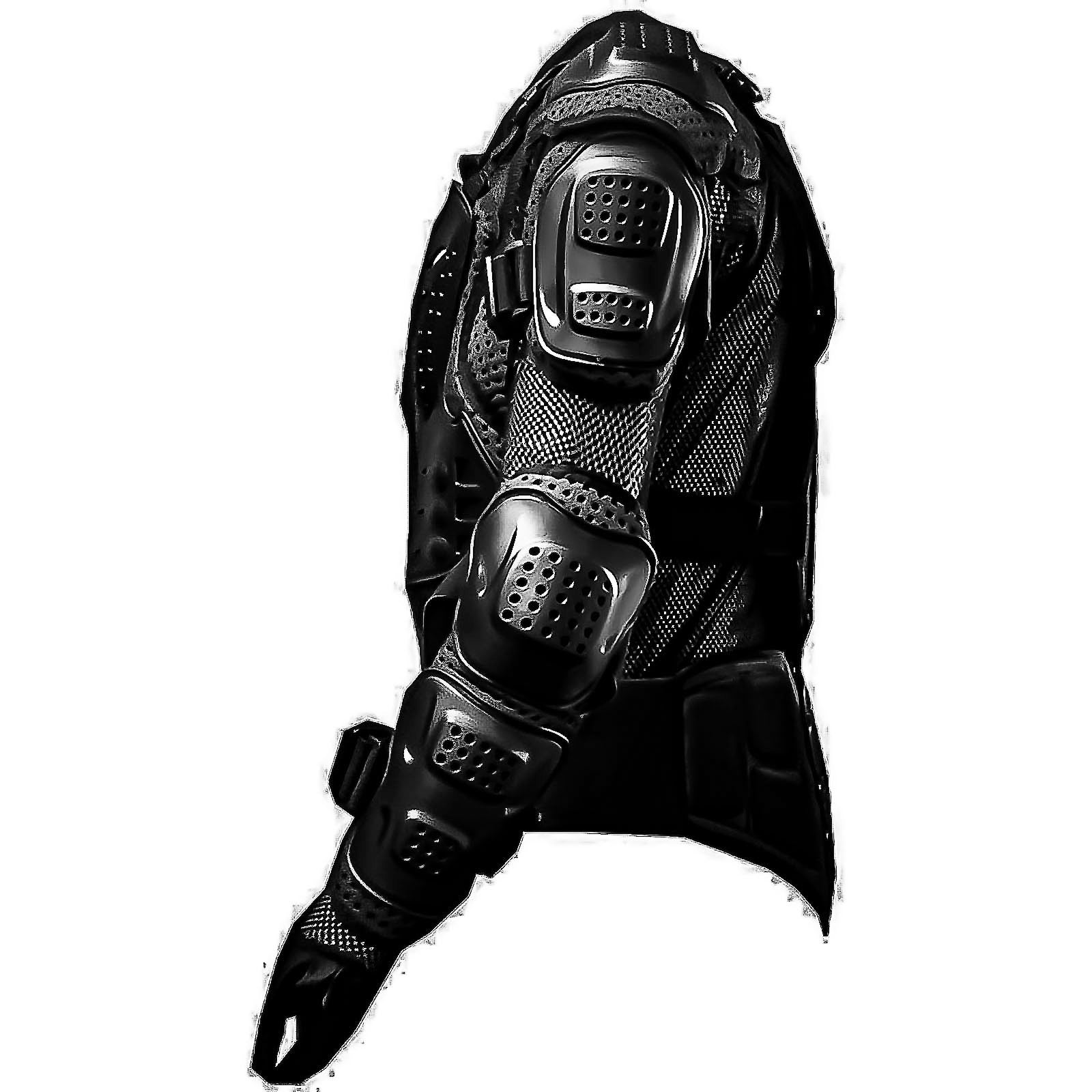 WOW Motorcycle Motocross Bike Guard Protector Adult Body Armor A1 Black