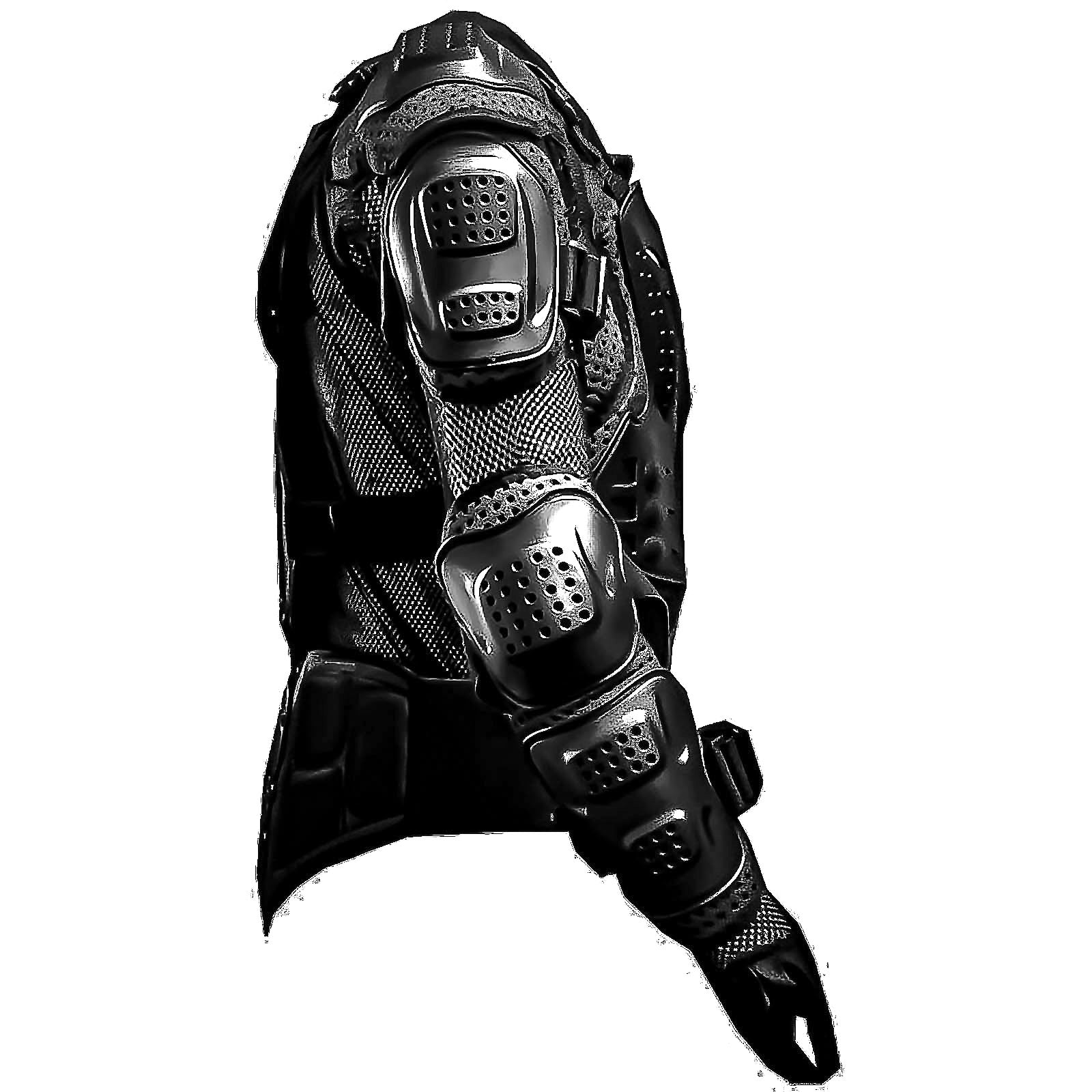 WOW Motorcycle Motocross Bike Guard Protector Adult Body Armor A1 Black