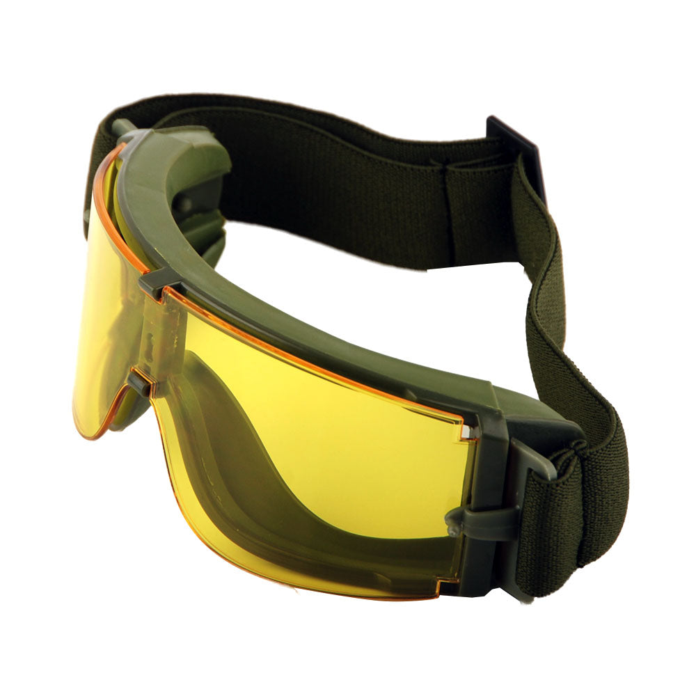 Motorcycle Goggles Scooter Mopeds Half Helmet Vintage Vespa Pilot Aviator Style + One Extra Black Lens and One Extra Yellow Lens, GK_X008