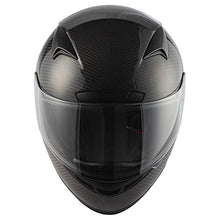 Genuine Carbon Fiber Motorcycle Street Bike Full Face Helmet Black, 3.2lb only: HG335C-Fiber