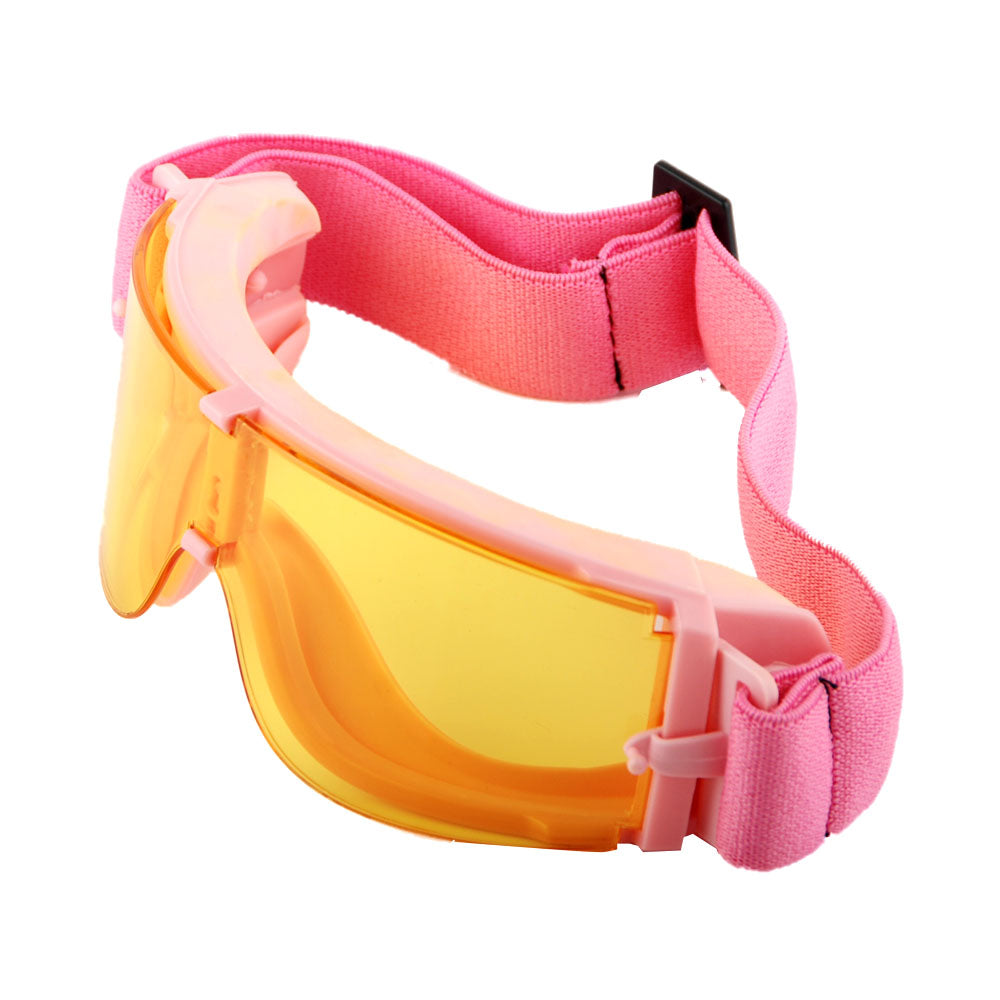 Motorcycle Goggles Scooter Mopeds Half Helmet Vintage Vespa Pilot Aviator Style + One Extra Black Lens and One Extra Yellow Lens, GK_X008