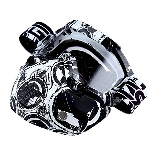 Motorcycle Goggles Mask, Detachable for Motocross Helmet Goggles use, Tactical Airsoft Goggles Mask: GK_T815-25