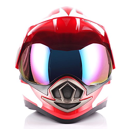 1Storm Dual Sport Helmet Motorcycle Full Face Motocross Off Road Bike: HGXP14A
