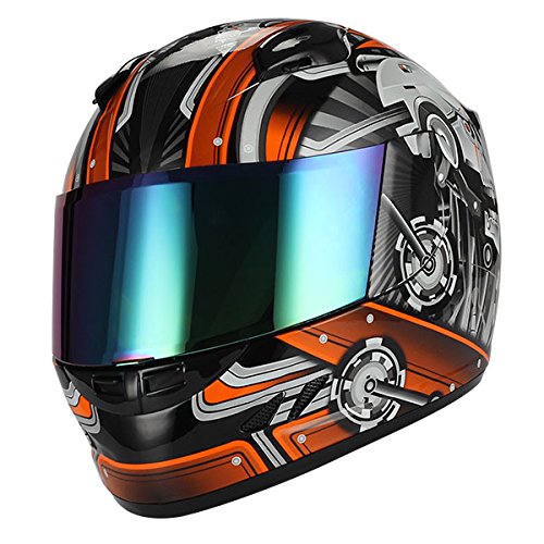 1STORM MOTORCYCLE BIKE FULL FACE CLOSE OUT HELMET MECHANIC: HJDJ11CLS