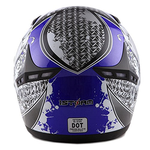 1STORM MOTORCYCLE FULL FACE HELMET BIKE BOOSTER HG335CLS