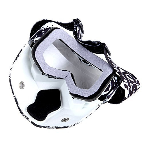Motorcycle Goggles Mask, Detachable for Motocross Helmet Goggles use, Tactical Airsoft Goggles Mask: GK_T815-25
