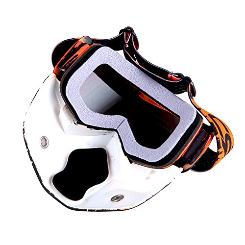 Motorcycle Goggles Mask, Detachable for Motocross Helmet Goggles use, Tactical Airsoft Goggles Mask: GK_T815-25