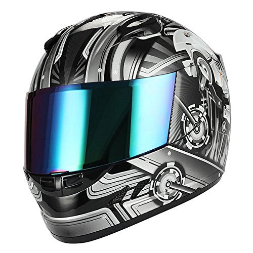 1STORM MOTORCYCLE BIKE FULL FACE CLOSE OUT HELMET MECHANIC: HJDJ11CLS